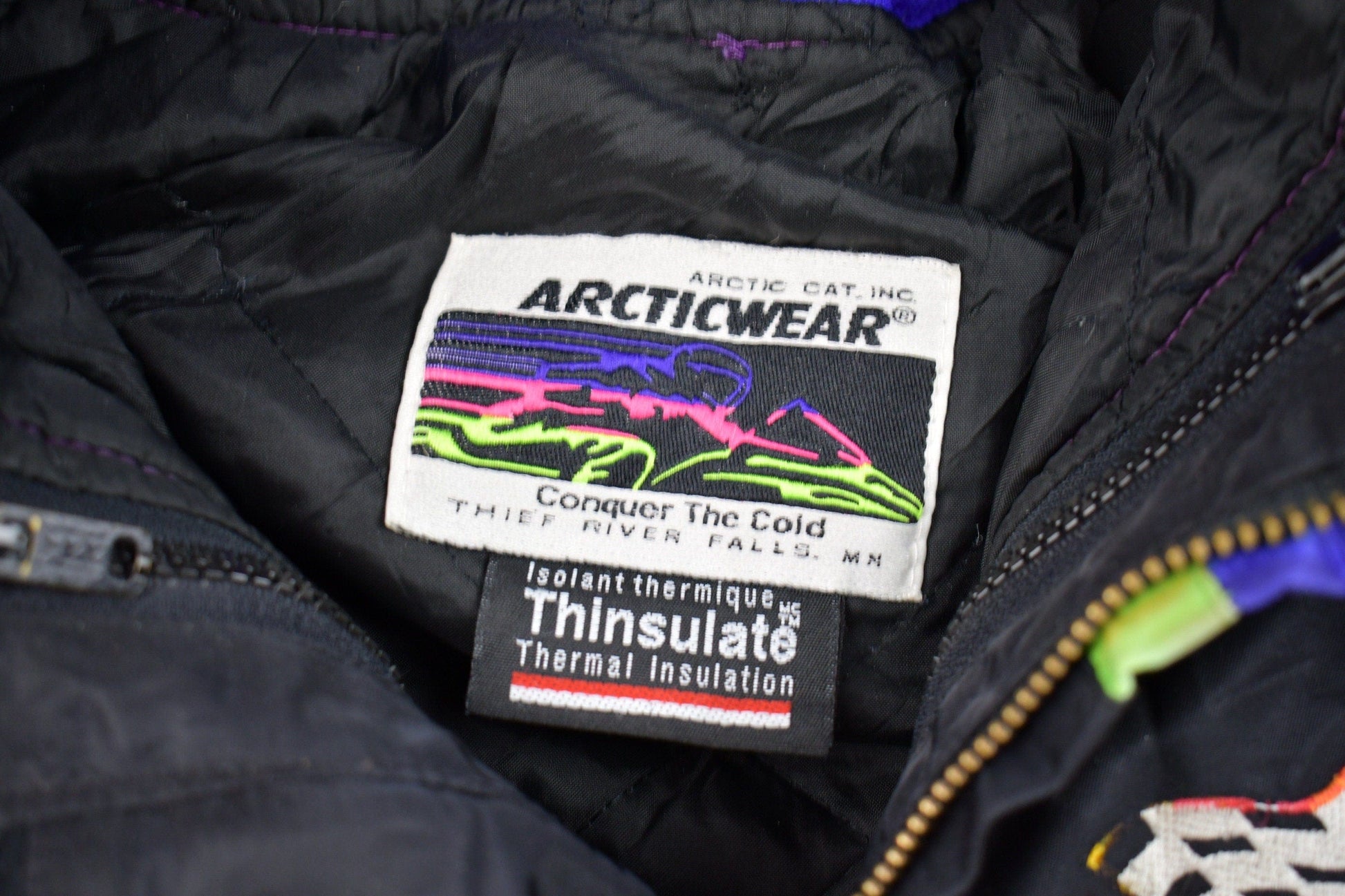 Vintage 1990s Arctic Wear Racing Jacket Men's XL from propervintagecanada