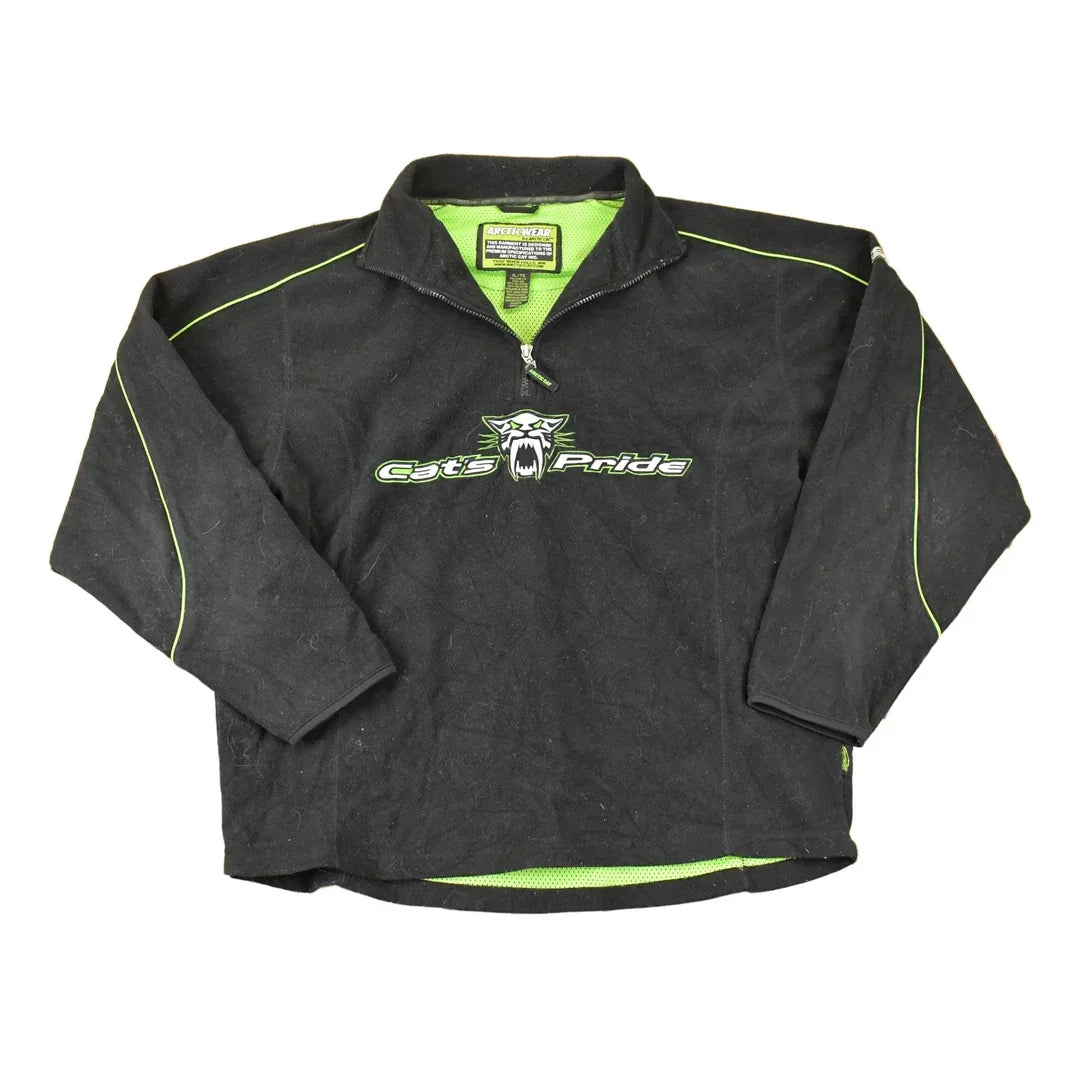 Vintage 1990s Arcticwear Quarter Zip Fleece Outdoorsman Sweater Mens L from propervintagecanada