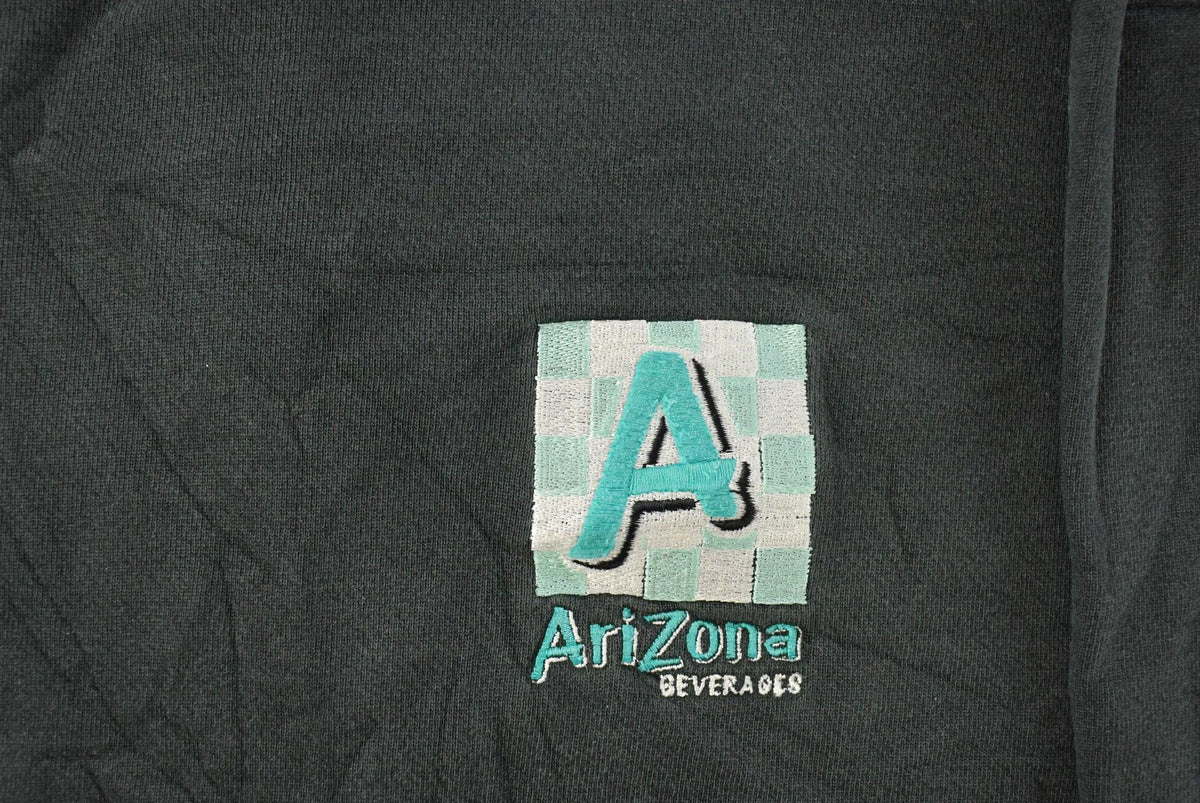 Vintage 1990s Arizona Green Tea Promo Crewneck Sweatshirt Men's L from propervintagecanada