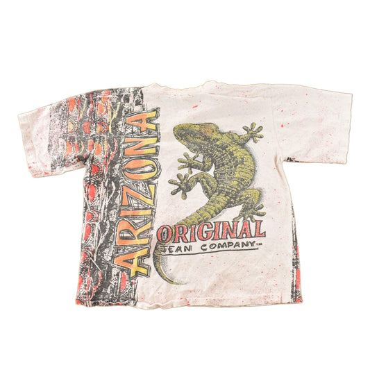 Vintage 1990s Arizona Original Jean Company Lizard T Shirt Youth XL from propervintagecanada