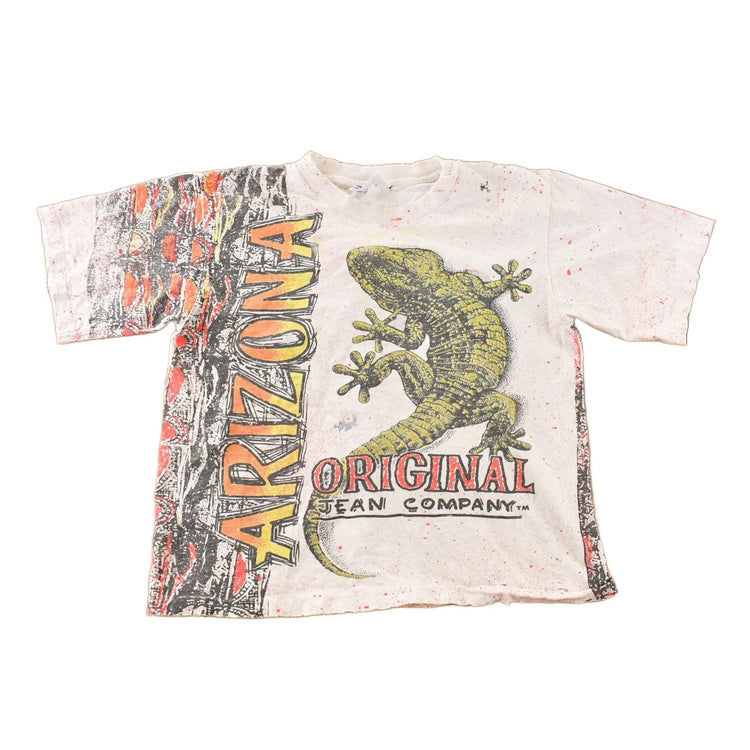 Vintage 1990s Arizona Original Jean Company Lizard T Shirt Youth XL from propervintagecanada