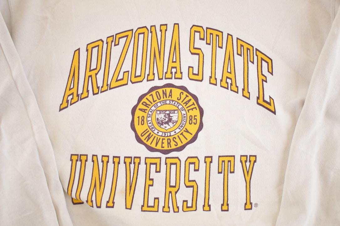 Vintage 1990s Arizona State University Crewneck Sweatshirt Men's M from propervintagecanada