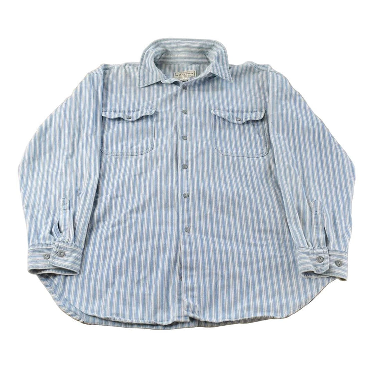 Vintage 1990s Arizona Striped Button Up Shirt Men's L from propervintagecanada