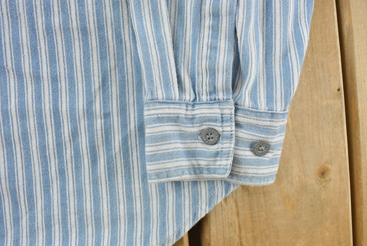 Vintage 1990s Arizona Striped Button Up Shirt Men's L from propervintagecanada