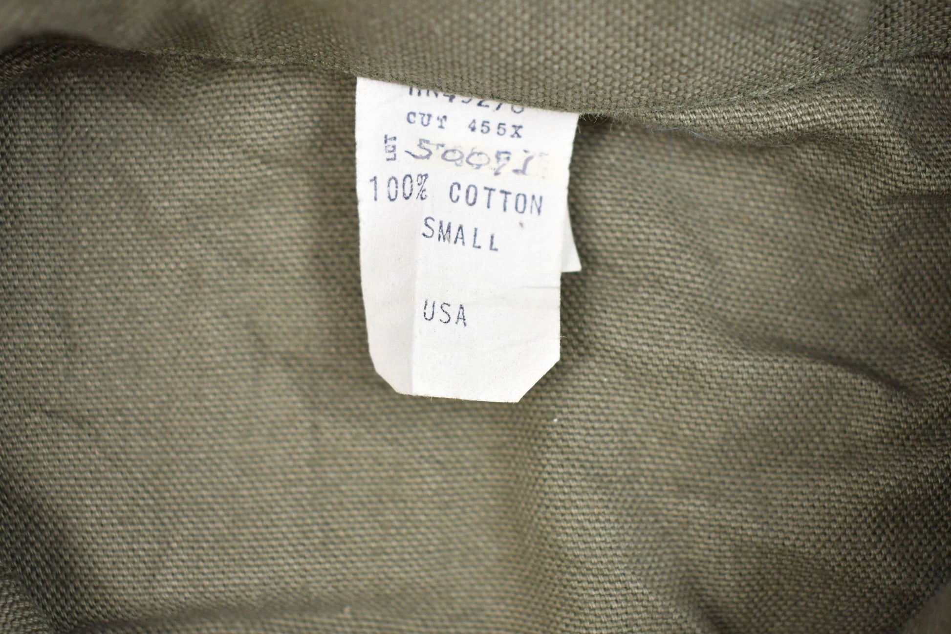 Vintage 1990s Army Button Up Shirt Men's Small from propervintagecanada