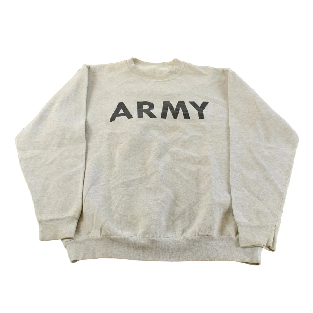 Vintage 1990s Army Crewneck Sweatshirt Men's L from propervintagecanada