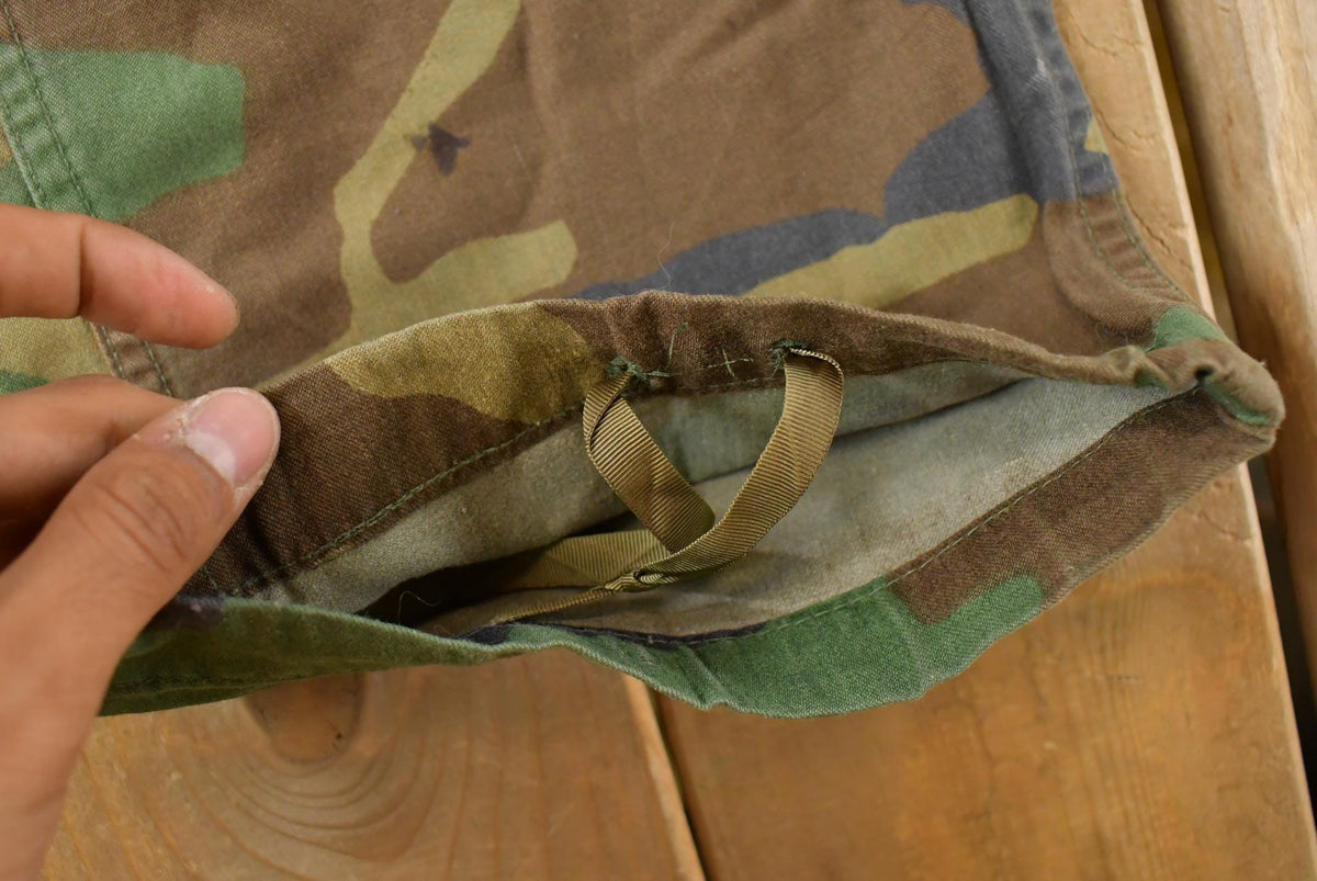 Vintage 1990s Army Woodland Camouflage Cargo Pants Men's Small from propervintagecanada