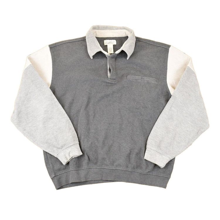 Vintage 1990s Arnold Palmer Color Block Collared Golfing Sweatshirt Men's L from propervintagecanada
