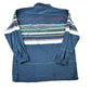 Vintage 1990s Arnold Palmer Striped Button Up Sweatshirt Made In USA Men's XL from propervintagecanada