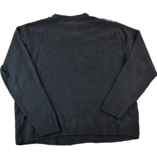 Vintage 1990s Arnold Palmer Striped Knit Crewneck Sweater Men's XL from propervintagecanada