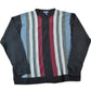 Vintage 1990s Arnold Palmer Striped Knit Crewneck Sweater Men's XL from propervintagecanada