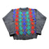 Vintage 1990s Arrow Knitted Argyle Crewneck Sweater Men&
