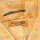Vintage 1990s Arrow Vertical Striped Button Up Shirt Men's Medium from propervintagecanada