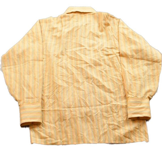 Vintage 1990s Arrow Vertical Striped Button Up Shirt Men's Medium from propervintagecanada