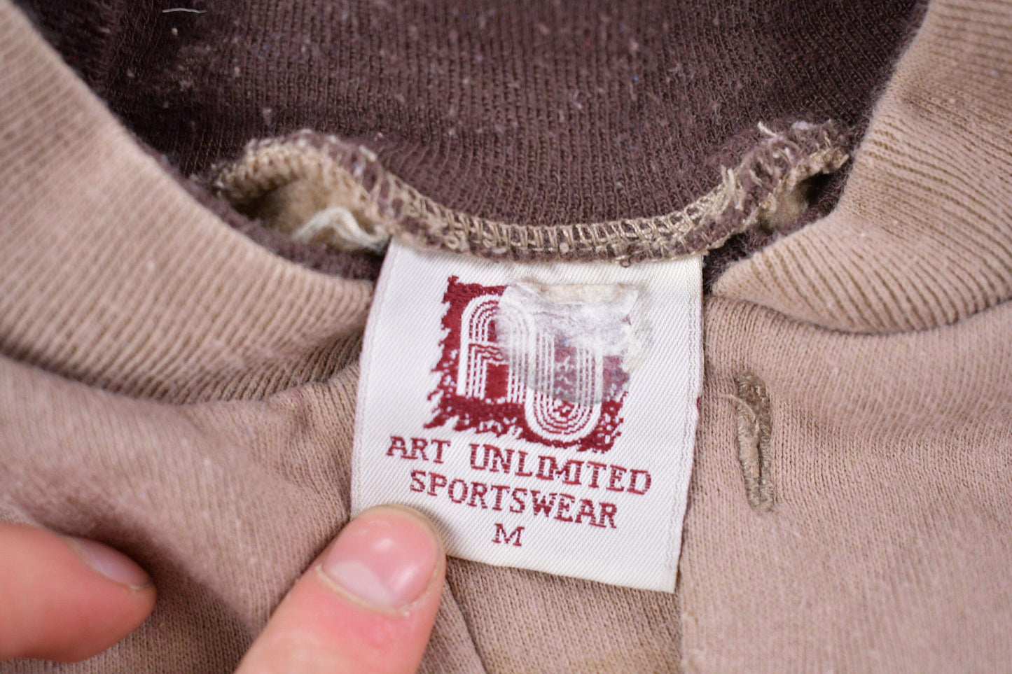 Vintage 1990s Art Unlimited Eagle All Over Print Double Collar Sweatshirt Men's 2XL from propervintagecanada