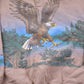 Vintage 1990s Art Unlimited Eagle All Over Print Double Collar Sweatshirt Men's 2XL from propervintagecanada