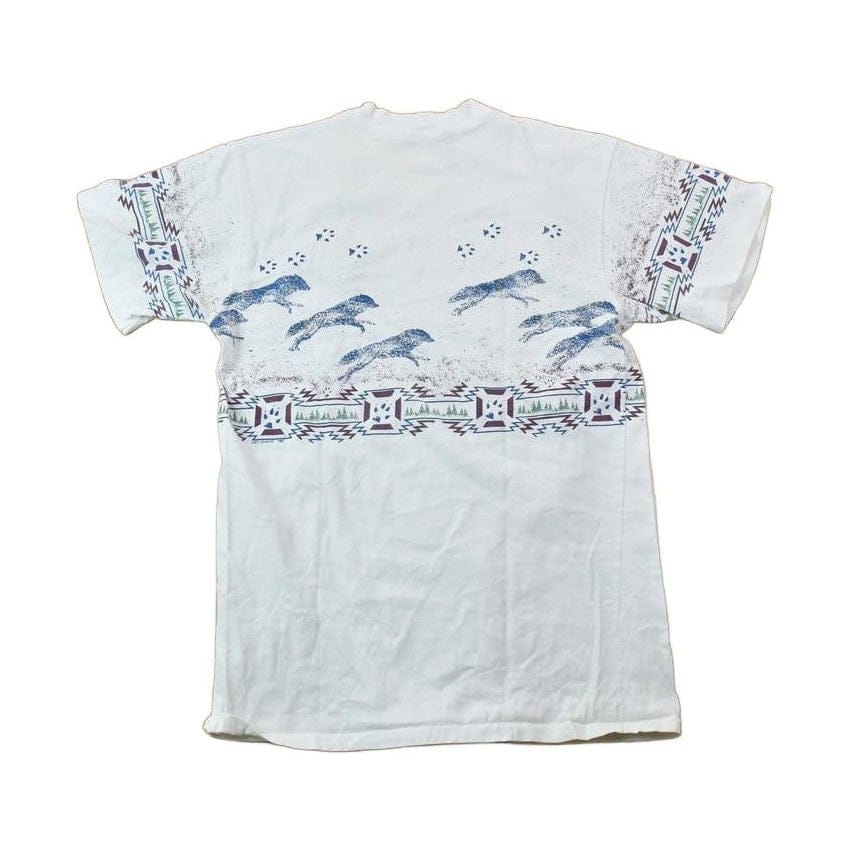 Vintage 1990s Art Unlimited Muir Woods Wolf Theme Graphic T-Shirt Men's Medium from propervintagecanada