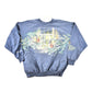 Vintage 1990s Art Unlimited Winter Cardinal AOP Collared Crewneck Sweatshirt Men's L from propervintagecanada
