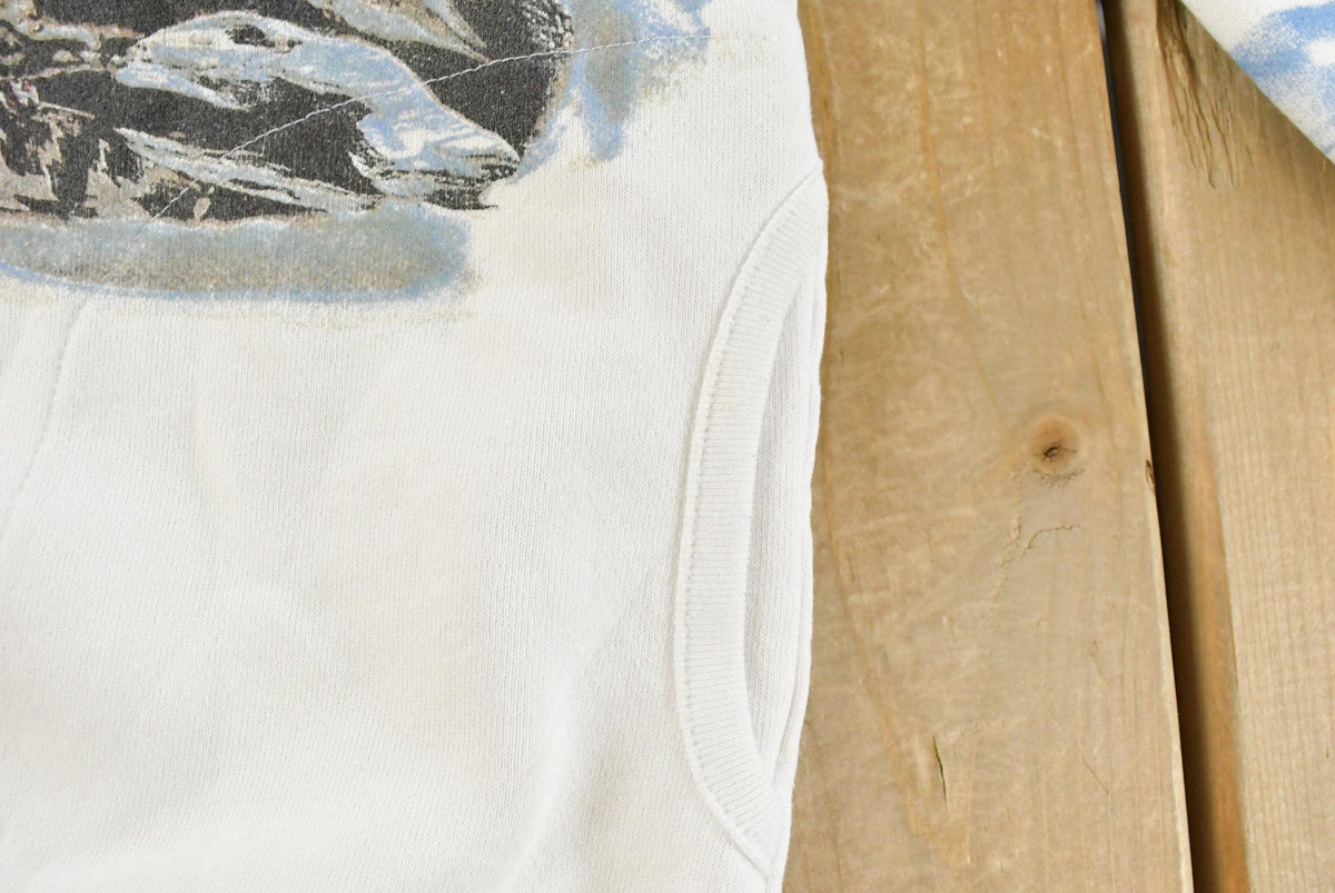 Vintage 1990s Art Unlimited Winter Landscape AOP Crewneck Sweatshirt Men's M from propervintagecanada