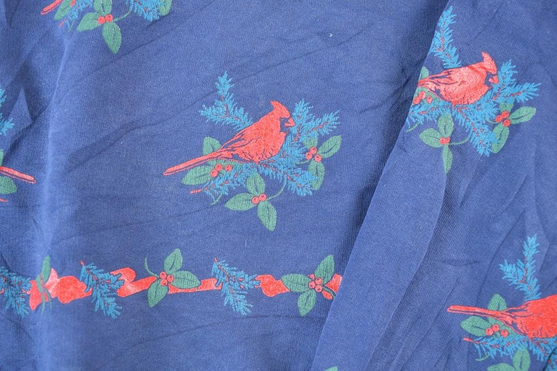 Vintage 1990s Artisans AOP Cardinal Double Collar Souvenir Crewneck Sweatshirt Made In USA Men's XL from propervintagecanada
