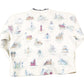 Vintage 1990s Artisans AOP Lighthouse Double Collar Button Up Graphic Print Crewneck Sweatshirt Women's L from propervintagecanada