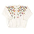 Vintage 1990s Artisans Fall AOP Graphic Print Button Up Crewneck Sweatshirt Women&