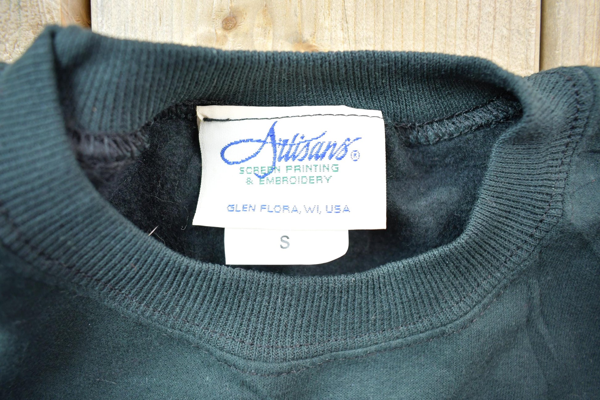 Vintage 1990s Artisans Lightning Horses Crewneck Men's Small from propervintagecanada
