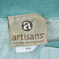 Vintage 1990s Artisans The Art Of Apparel Floral Theme Full Button Down Sweatshirt Women's XL from propervintagecanada