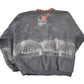 Vintage 1990s Artisans Winter Cardinal AOP Double Collar Button Up Crewneck Sweatshirt Women's L from propervintagecanada