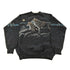 Vintage 1990s Artisans Wolf Graphic Henley Crewneck Sweatshirt Mens Large from propervintagecanada