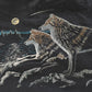 Vintage 1990s Artisans Wolf Graphic Henley Crewneck Sweatshirt Mens Large from propervintagecanada