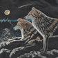 Vintage 1990s Artisans Wolf Graphic Henley Crewneck Sweatshirt Mens Large from propervintagecanada