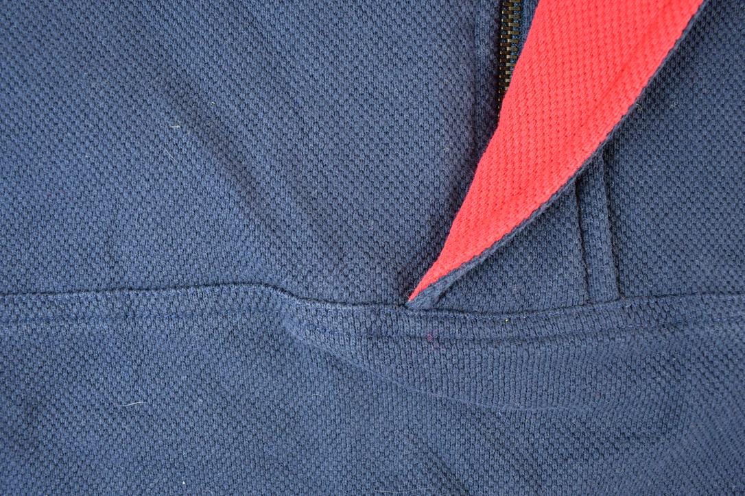 Vintage 1990s Ash City Quarter Button Crewneck Sweatshirt Men's XL from propervintagecanada