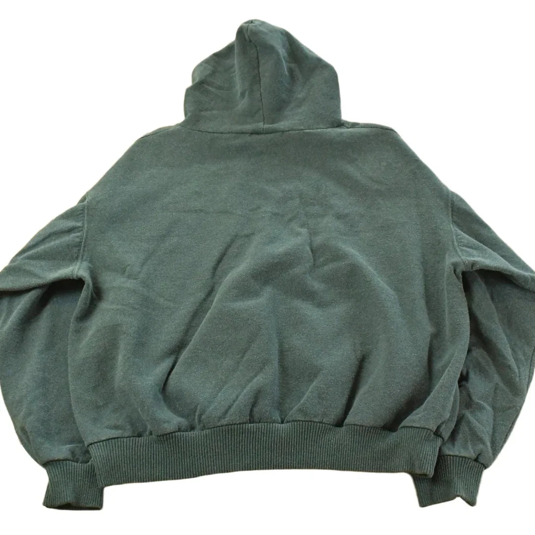 Vintage 1990s Ash Creek Graphic Wolf Hoodie Sweatshirt Men's Medium from propervintagecanada