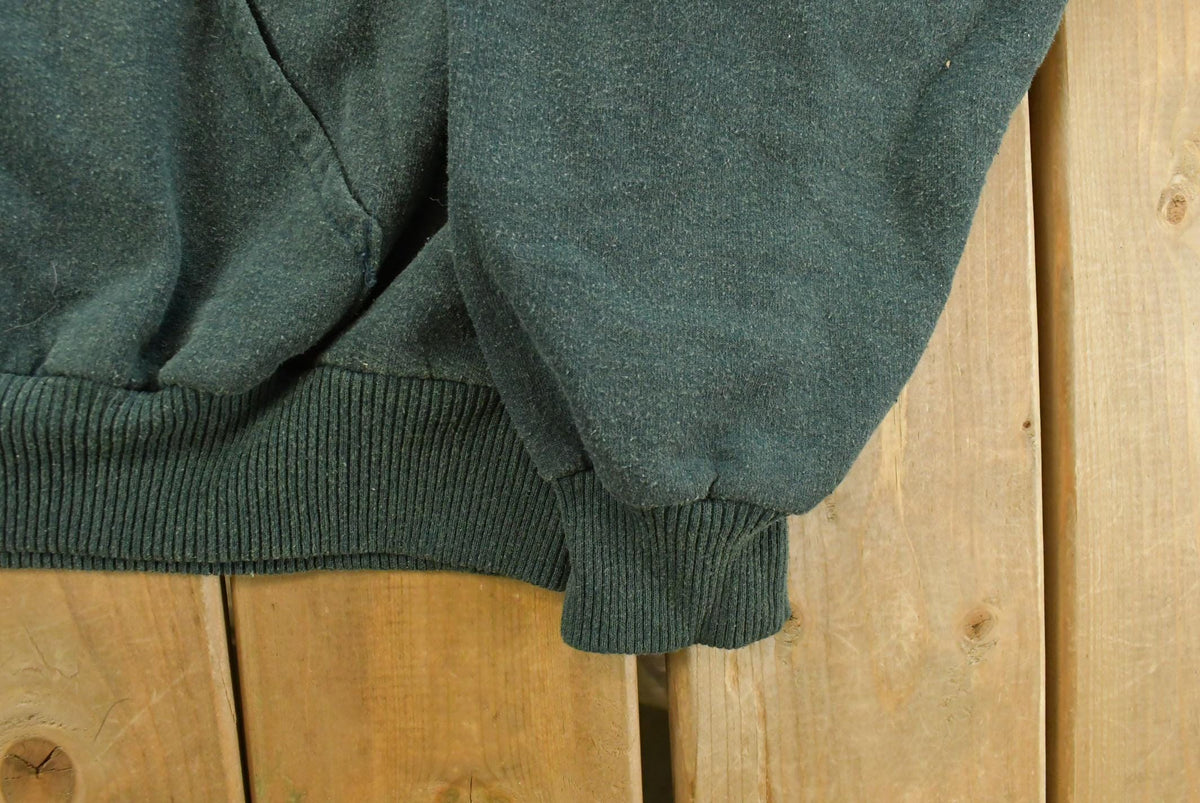 Vintage 1990s Ash Creek Graphic Wolf Hoodie Sweatshirt Men's Medium from propervintagecanada