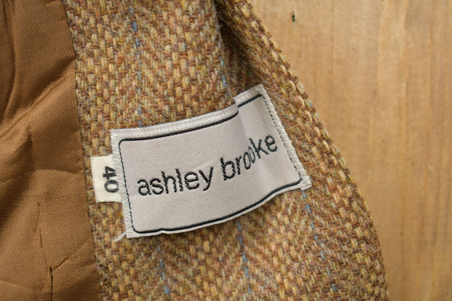 Vintage 1990s Ashley Brooke 100% Wool Blazer Jacket Men's Medium from propervintagecanada