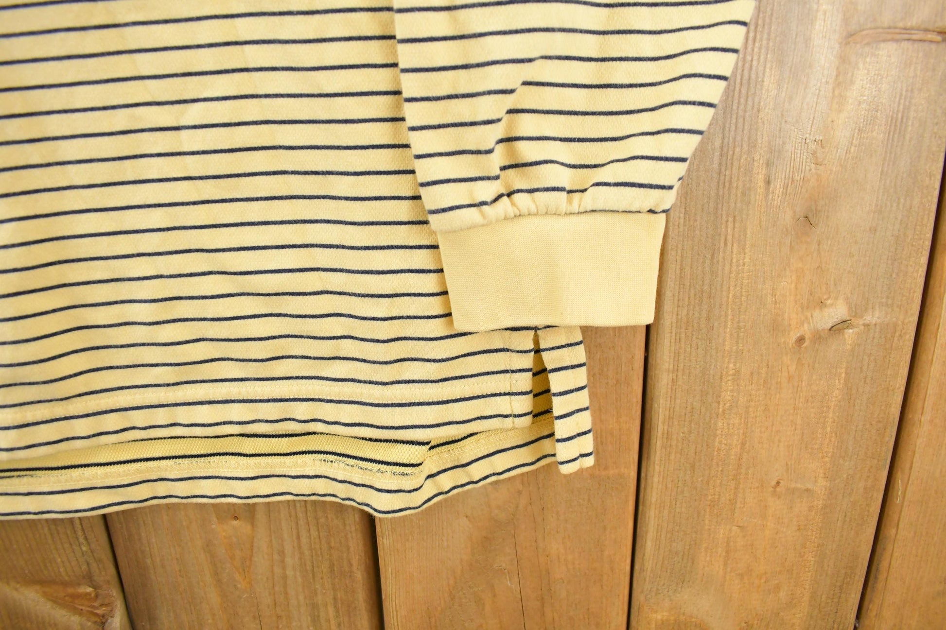 Vintage 1990s Ashworth Striped Rugby Shirt Men's Large from propervintagecanada