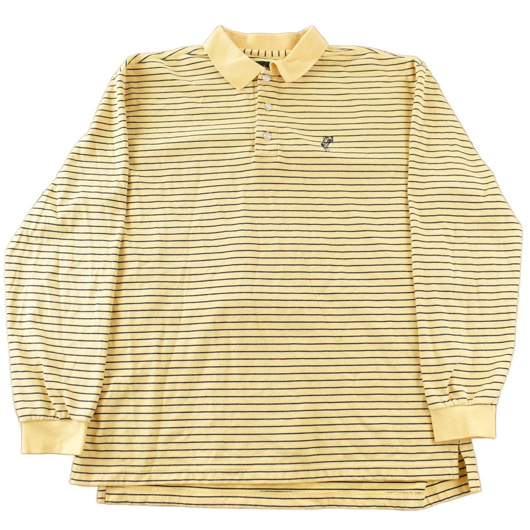 Vintage 1990s Ashworth Striped Rugby Shirt Men's Large from propervintagecanada