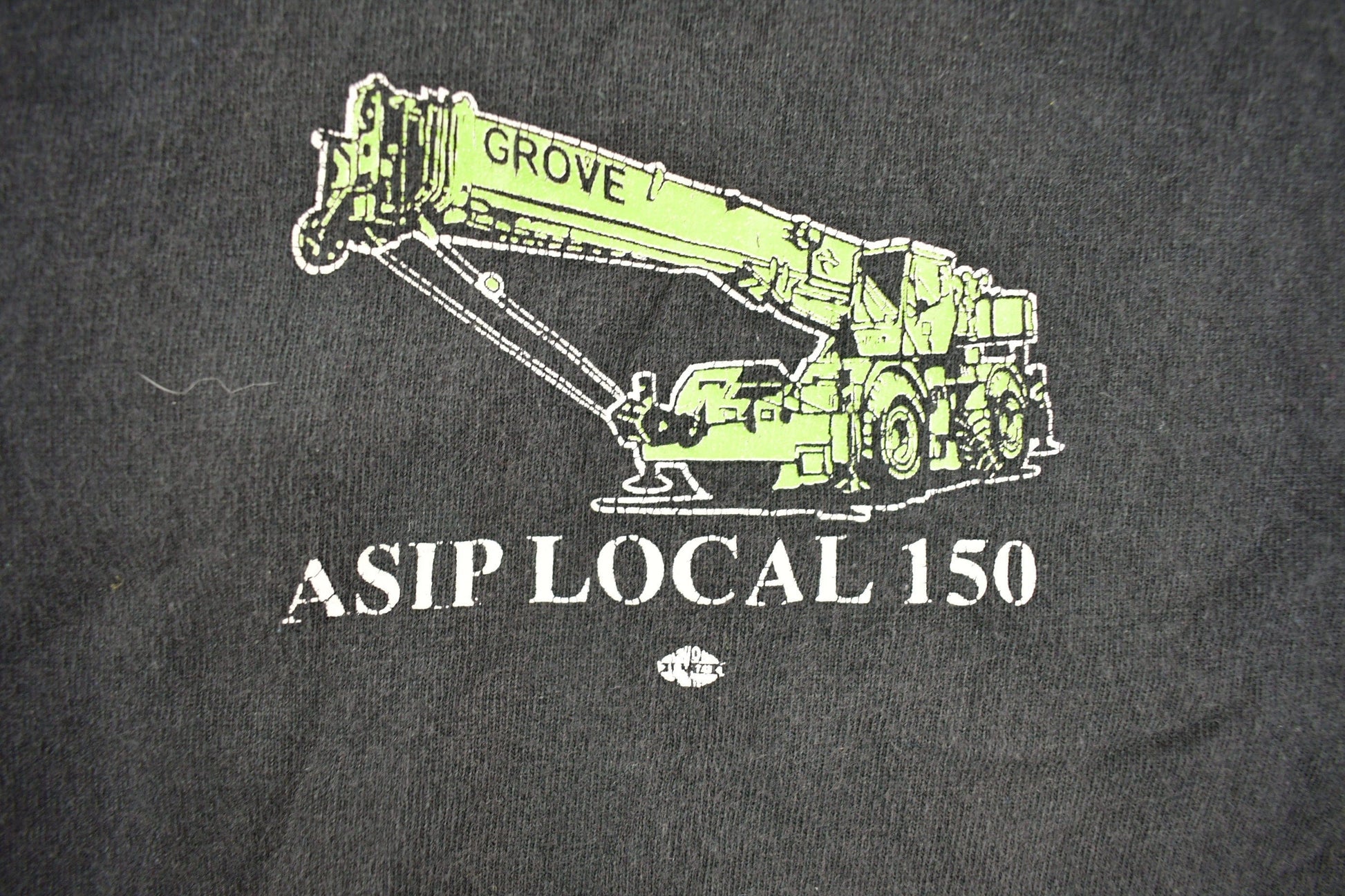 Vintage 1990s ASIP Local 150 Hoisting & Rigging Graphic T Shirt Men's 3XL from propervintagecanada