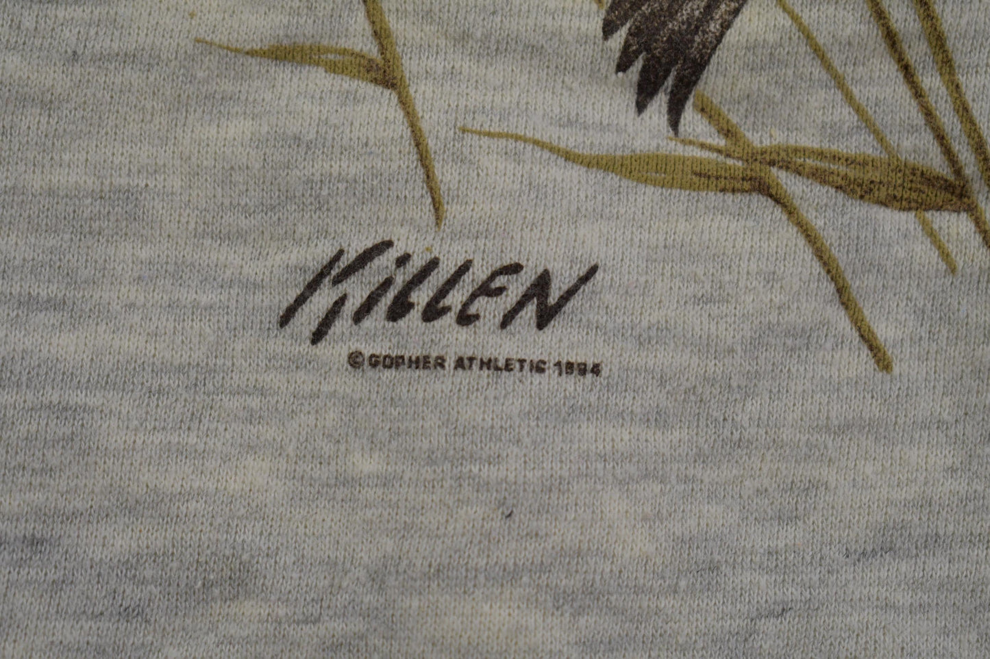 Vintage 1990s Aspen Rod & Gun Co Mallard Print Outdoorsman Crewneck Sweatshirt Men's S from propervintagecanada