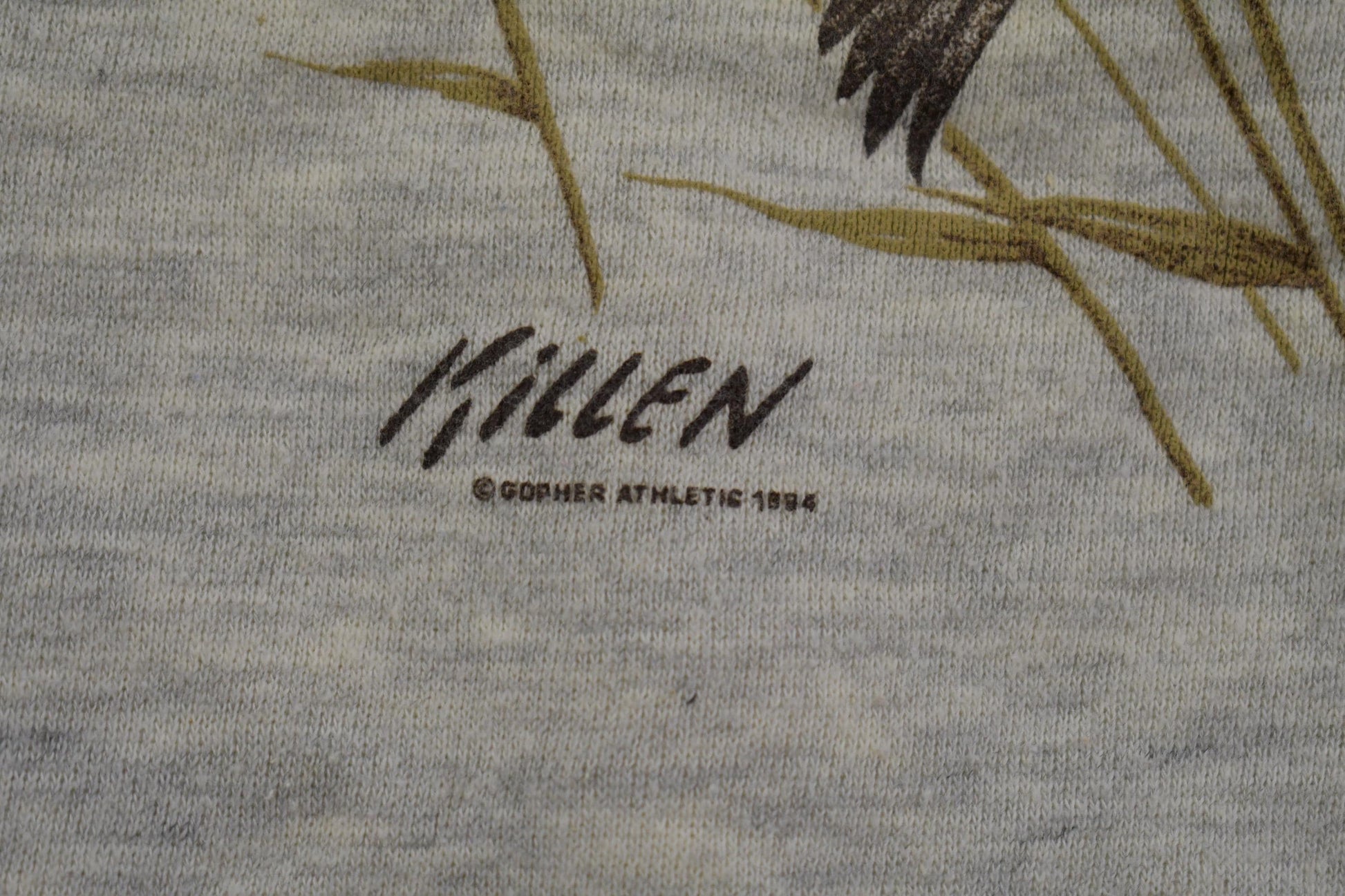 Vintage 1990s Aspen Rod & Gun Co Mallard Print Outdoorsman Crewneck Sweatshirt Men's S from propervintagecanada