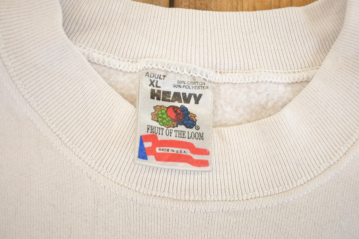 Vintage 1990s Assateague Island AOP Souvenir Crewneck Sweatshirt Mens L from propervintagecanada