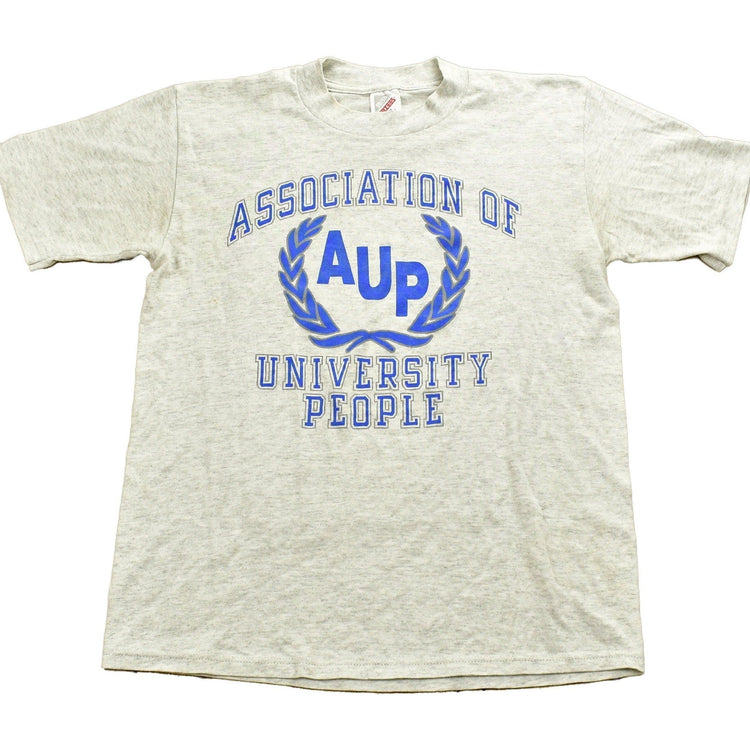Vintage 1990s Association Of University People Collegiate T-Shirt Men's Medium from propervintagecanada