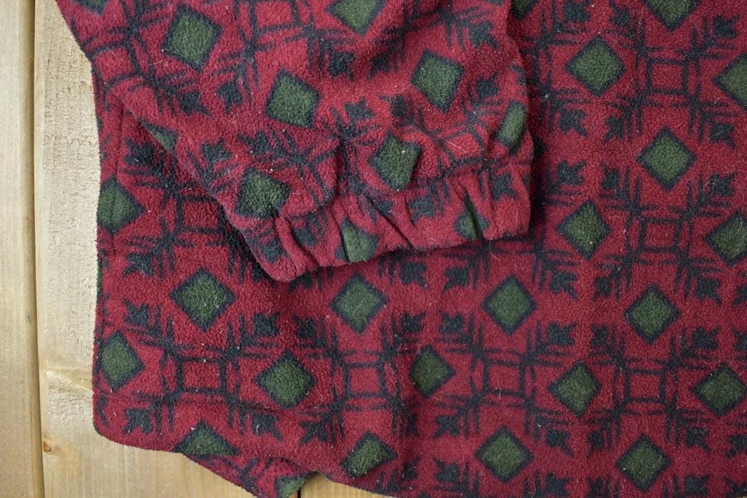 Vintage 1990s Athletic Works Fleece Full Zip Sweater / Outdoorsman / 90s Sweater / Streetwear / Hiking / Fleece Zip up from propervintagecanada