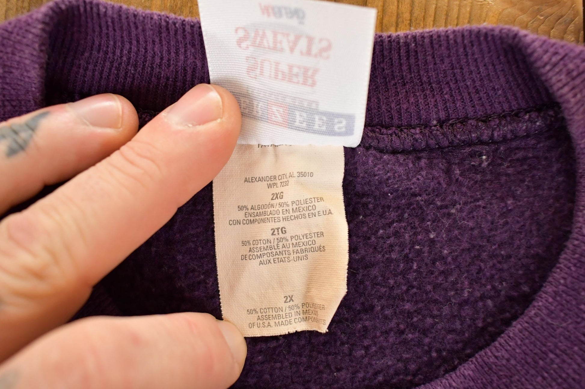 Vintage 1990s ATlanta Georgia Embroidered Crewneck Sweatshirt Men's XL from propervintagecanada