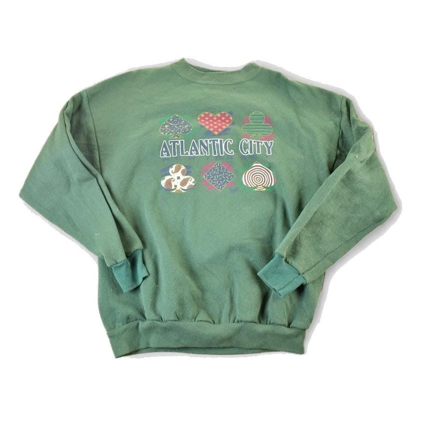 Vintage 1990s Atlantic City New Jersey Crewneck Sweatshirt Mens M from propervintagecanada