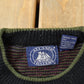 Vintage 1990s Atlantic Trader Abstract Knit Crewneck Sweater Mens XL from propervintagecanada