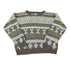 Vintage 1990s Atlantic Traders Knit Abstract Pattern Crewneck Sweater Made In 90s Crewneck Men&