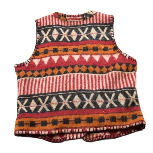 Vintage 1990s AtLast & Co. Wool Knitted Sweater Vest Men's XS from propervintagecanada