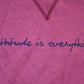 Vintage 1990s Attitude Is Everything Embroidered Souvenir Crewneck Sweatshirt Men's XL from propervintagecanada